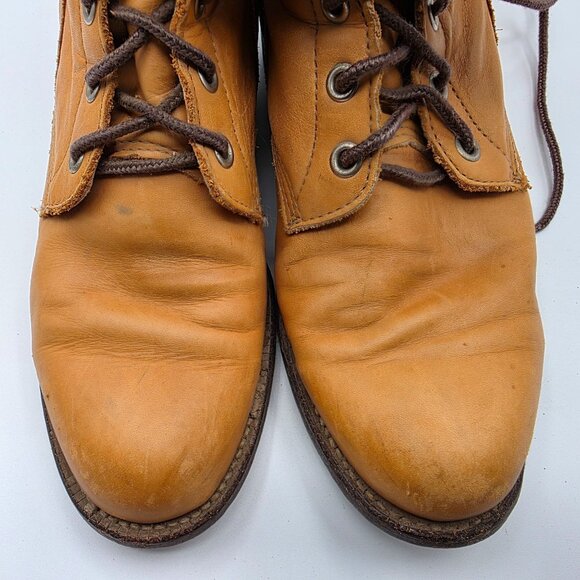 Justin Boots Womens Size 5 C Brown Boots Made In USA Casual Outdoors L0621 - Picture 9 of 12